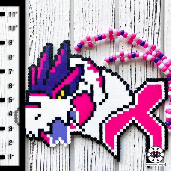 Excision Dinosaur Perler Necklace - Picture 5 of 5